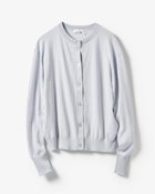 【ドゥクラッセ/DoCLASSE】の綿シルクニット・クルーカーディガン グレー|ID: prp329100004424348 ipo3291000000030894376