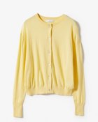 【ドゥクラッセ/DoCLASSE】の綿シルクニット・クルーカーディガン イエロー|ID: prp329100004424348 ipo3291000000030894377