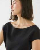 【ドゥクラッセ/DoCLASSE】の尾州ジャージー・アシメショルダートップス ブラック|ID: prp329100004424351 ipo3291000000030894384