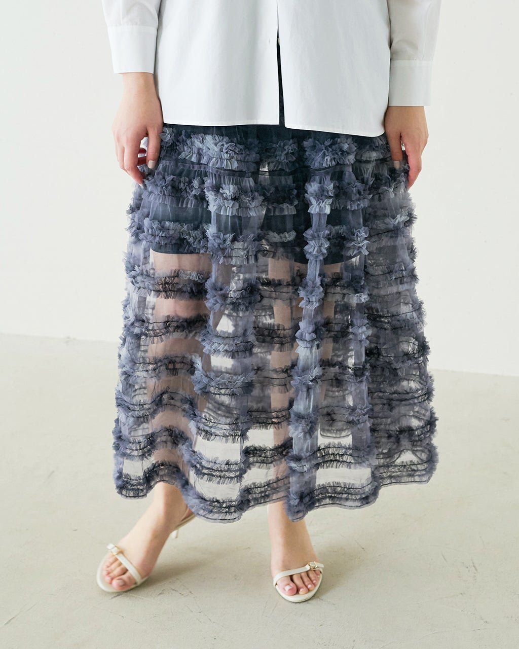 【ドゥクラッセ/DoCLASSE】のチュールジャカード・フレアスカート 人気、トレンドファッション・服の通販 founy(ファニー) 　ファッション　Fashion　レディースファッション　Fashion for Women　スカート　Skirts　Aライン・フレアスカート　A-Line & Flared Skirts　新作・新入荷　New Arrivals / New In　インド　Indian Textile　ジャカード／ジャガード　Jacquard, Woven Pattern　チュール　Tulip, Tulip Motif　フレア　Flare, Flared　ロマンティック　Romantic, Feminine Style　夏　Summer　春　Spring　S/S・春夏　SS, Spring/Summer, Warm Season　 other-1|ID: prp329100004430397 ipo3291000000032636663