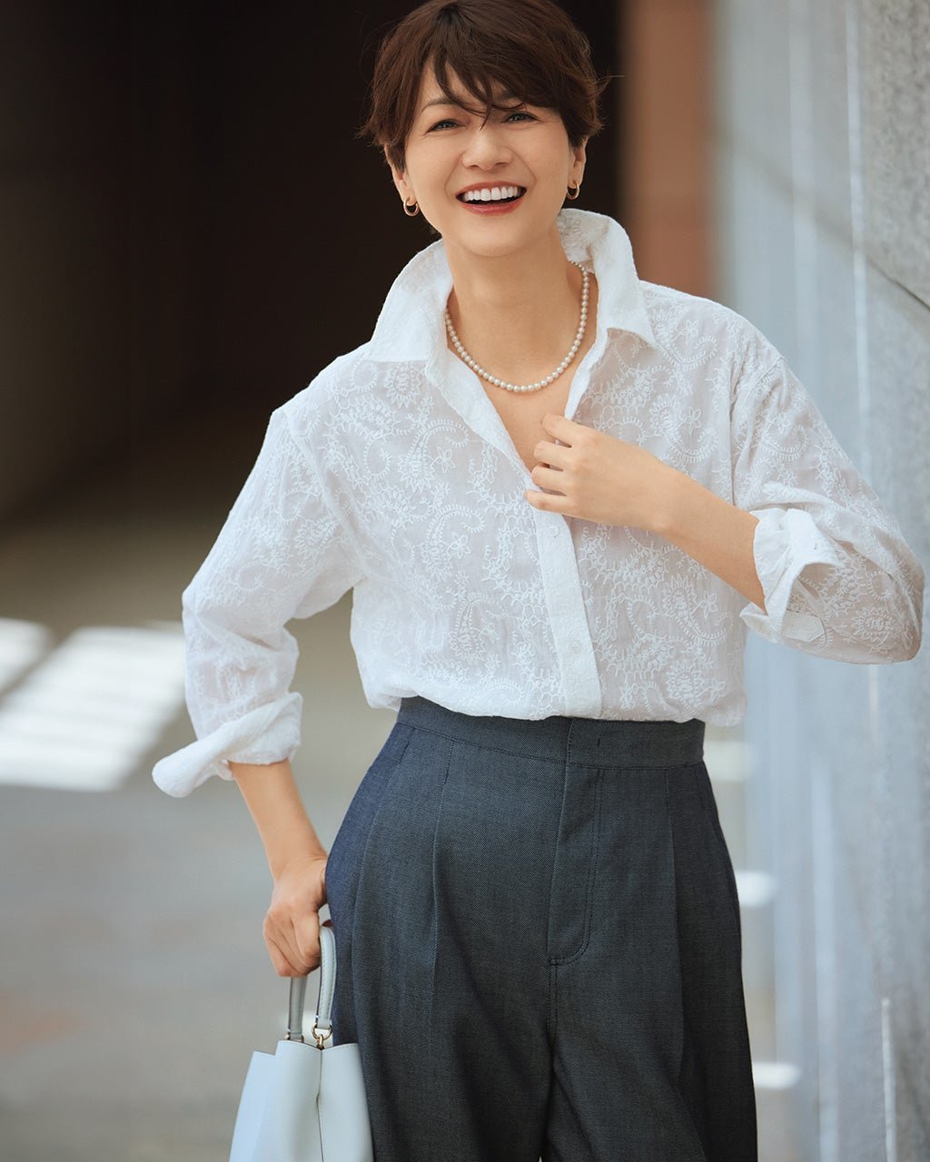 【ドゥクラッセ/DoCLASSE】のコットンボイル・ペイズリー刺しゅうシャツ 人気、トレンドファッション・服の通販 founy(ファニー) 　ファッション　Fashion　レディースファッション　WOMEN　トップス・カットソー　Tops/Tshirt　シャツ/ブラウス　Shirts/Blouses　トレンド　Trend　 other-1|ID: prp329100004433331 ipo3291000000031793325