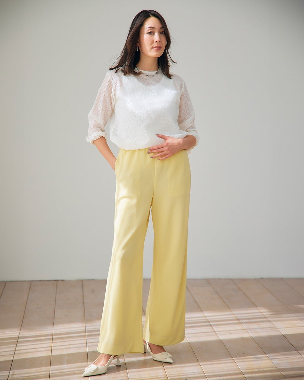【ドゥクラッセ/DoCLASSE】のビューティバイアスパンツ/66㎝ 人気、トレンドファッション・服の通販 founy(ファニー) 　ファッション　Fashion　レディースファッション　Fashion for Women　パンツ　Pants & Trousers　スマート　Smart, Elegant　バイアス　Bias, Diagonal Cut　人気　Popular, Best Seller　 other-1|ID: prp329100004433334 ipo3291000000031976301