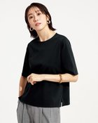 【ドゥクラッセ/DoCLASSE】のコンパクトフォルム/5分袖・ドゥクラッセTシャツ ブラック|ID: prp329100004433340 ipo3291000000036037959