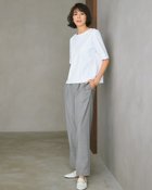 【ドゥクラッセ/DoCLASSE】のコンパクトフォルム/5分袖・ドゥクラッセTシャツ ホワイト|ID: prp329100004433340 ipo3291000000036037963