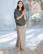 【ドゥクラッセ/DoCLASSE】のライトダンボール・5分袖プルオーバー 人気、トレンドファッション・服の通販 founy(ファニー) ファッション Fashion レディースファッション Ladies' Fashion Online トップス・カットソー Tops/Tshirt シャツ/ブラウス Shirts/Blouses ロング / Tシャツ T-Shirts プルオーバー Pullover カットソー Cut and Sewn カットソー Cut And Sew フォルム Form エレガント 上品 Elegant 夏 Summer 春 Spring S/S・春夏 Ss・Spring/Summer thumbnail カーキグレー|ID: prp329100004433350 ipo3291000000032502700