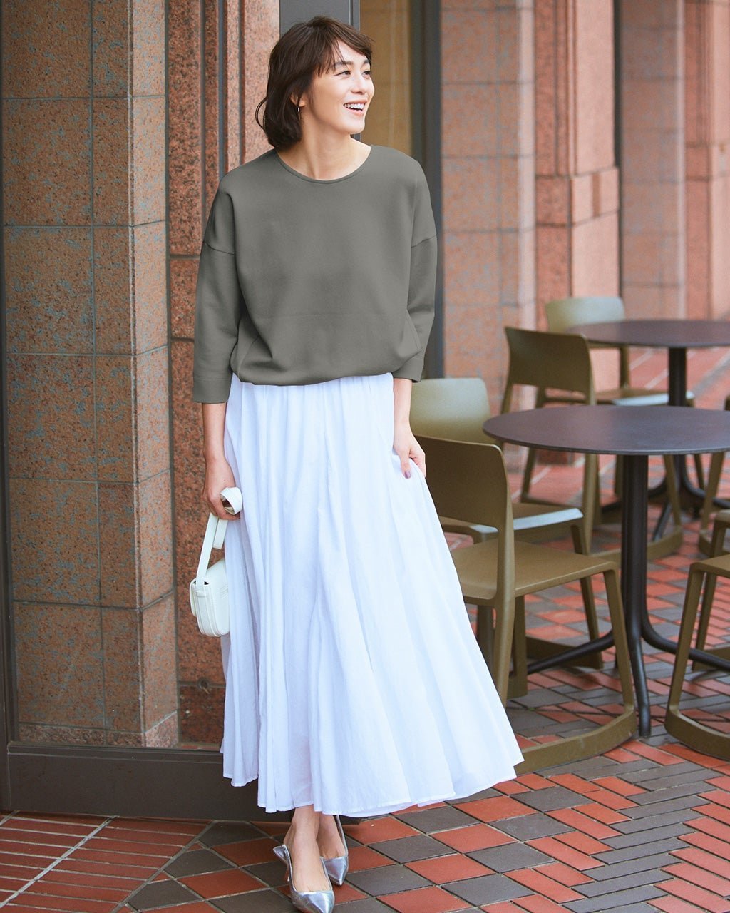 【ドゥクラッセ/DoCLASSE】のライトダンボール・7分袖プルオーバー 人気、トレンドファッション・服の通販 founy(ファニー) 　ファッション　Fashion　レディースファッション　Fashion for Women　トップス・カットソー　Cut & Sew Tops　シャツ・ブラウス・オフィスカジュアル　Elegant Blouses & Button-Ups　ロングTシャツ・Tシャツ　Longline T-Shirts & Tees　カジュアルプルオーバー・ニットトップス　Pullovers & Knit Tops / Casual Pullovers　カットソー・ベーシックTシャツ　Cut-and-Sewn Tops / Stretch Tees & Basics　カットソー　Cut and Sewn Top　フォルム　Silhouette, Form　エレガント 上品　Elegant　人気　Popular, Best Seller　夏　Summer　春　Spring　S/S・春夏　SS, Spring/Summer, Warm Season　 other-1|ID: prp329100004433353 ipo3291000000032234960