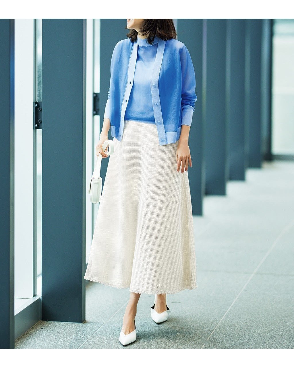 【ドゥクラッセ/DoCLASSE】のからみ織り・レザーパイピングスカート 人気、トレンドファッション・服の通販 founy(ファニー) 　ファッション　Fashion　レディースファッション　WOMEN　スカート　Skirt　シンプル　Simple　パイピング　Piping　フリンジ　Fringe　メッシュ　Mesh　夏　Summer　春　Spring　S/S・春夏　Ss・Spring/Summer　 other-1|ID: prp329100004433385 ipo3291000000031701400
