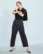 【ドゥクラッセ/DoCLASSE】のドライタッチ・タックカーゴパンツ ミッドナイトブルー|ID: prp329100004433386 ipo3291000000036038013