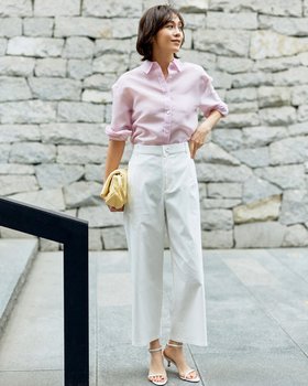 【ドゥクラッセ/DoCLASSE】のドライタッチ・サイドシームバレルパンツ 人気、トレンドファッション・服の通販 founy(ファニー) ファッション Fashion レディースファッション WOMEN パンツ Pants ギャザー Gather ストライプ Stripe ストレッチ Stretch ストーン Stone トレンド Trend 定番 Standard フォルム Form フラップ Flap プリント Print ループ Loop 夏 Summer エレガント 上品 Elegant |ID:prp329100004433392