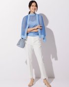 【ドゥクラッセ/DoCLASSE】のリネン混オックス・スリムテーパード/68cm ホワイト|ID: prp329100004433405 ipo3291000000030967612