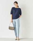 【ドゥクラッセ/DoCLASSE】のリネン混オックス・スリムテーパード/68cm 人気、トレンドファッション・服の通販 founy(ファニー) ファッション Fashion レディースファッション Fashion for Women パンツ Pants & Trousers リネン Linen, Linen Fabric thumbnail ライトブルー|ID: prp329100004433405 ipo3291000000036038126