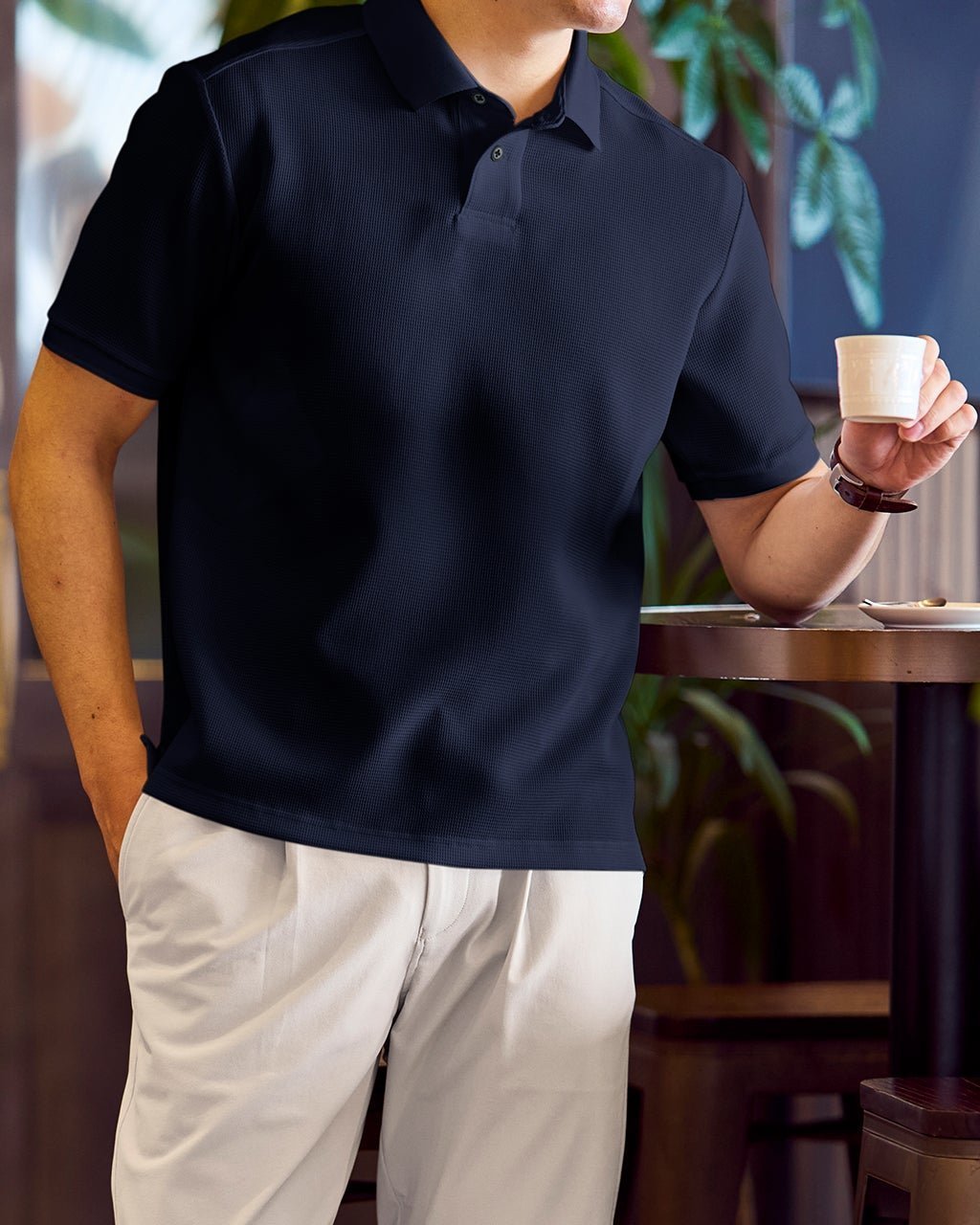 【ドゥクラッセ/DoCLASSE / MEN】の高性能アクティブ軽快ゴルフポロ インテリア・キッズ・メンズ・レディースファッション・服の通販 founy(ファニー) 　ファッション　Fashion　メンズファッション　MEN　トップス・カットソー　Tops/Tshirt/Men　シャツ　Shirts　ポロシャツ　Polo Shirts　ゴルフ　Golf　ジャケット　Jacket　スリット　Slit　フィット　Fit　メンズ　Mens　ネイビー|ID: prp329100004433434 ipo3291000000030967832