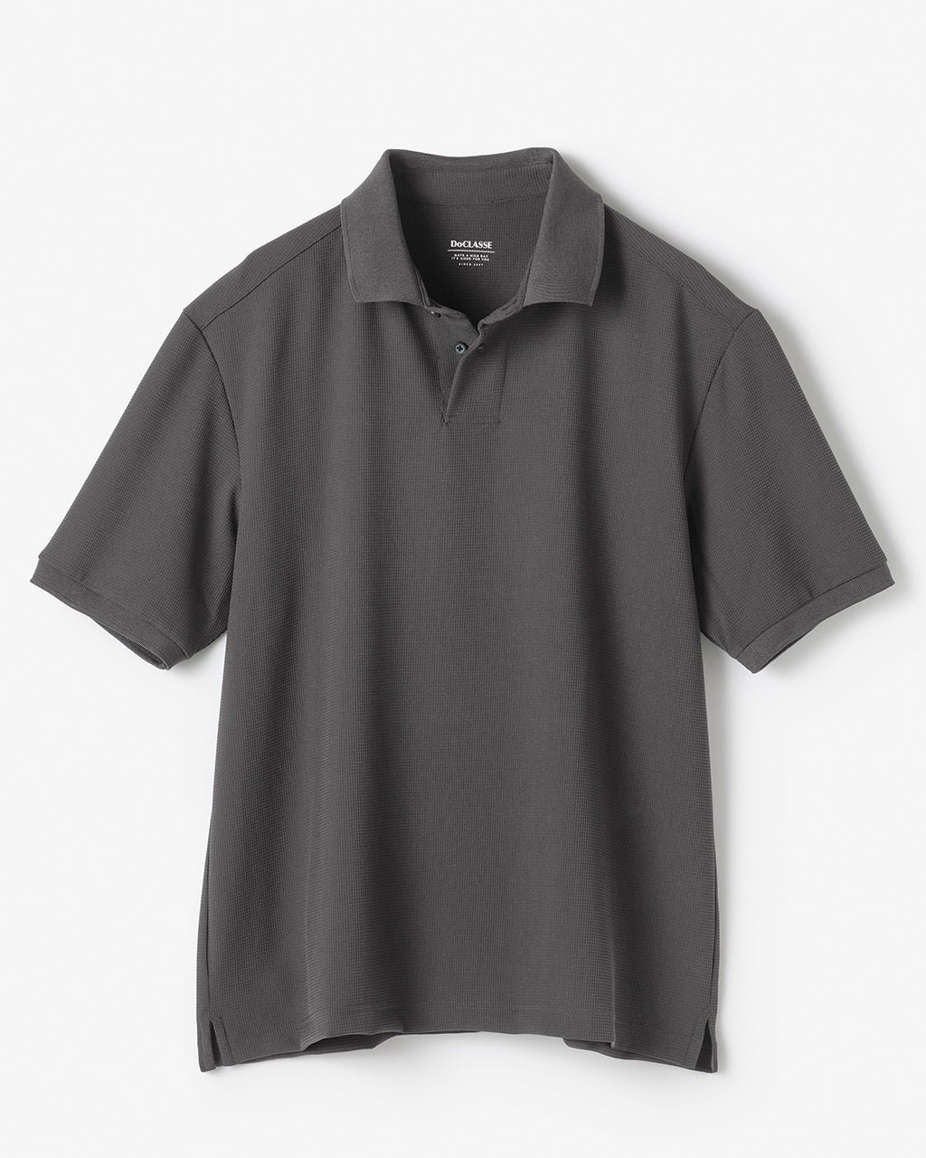 【ドゥクラッセ/DoCLASSE / MEN】の高性能アクティブ軽快ゴルフポロ インテリア・キッズ・メンズ・レディースファッション・服の通販 founy(ファニー) 　ファッション　Fashion　メンズファッション　Fashion for Men　トップス・カットソー　Cut & Sew Tops　ゴルフ　Golf　ジャケット　Jacket, Outerwear　スリット　Slit, Slit Detail　フィット　Fit, Slim Fit　メンズ　Men's, Menswear　チャコール|ID: prp329100004433434 ipo3291000000036066412