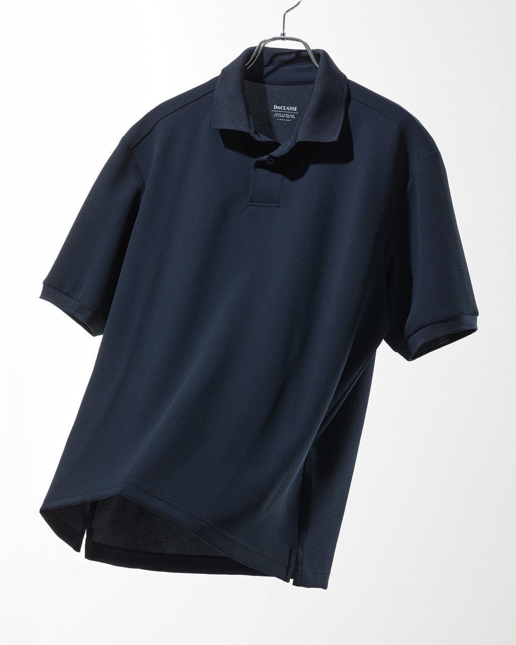 【ドゥクラッセ/DoCLASSE / MEN】の高性能アクティブ軽快ゴルフポロ インテリア・キッズ・メンズ・レディースファッション・服の通販 founy(ファニー) 　ファッション　Fashion　メンズファッション　Fashion for Men　トップス・カットソー　Cut & Sew Tops　ゴルフ　Golf　ジャケット　Jacket, Outerwear　スリット　Slit, Slit Detail　フィット　Fit, Slim Fit　メンズ　Men's, Menswear　ネイビー|ID: prp329100004433434 ipo3291000000036066415