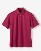 【ドゥクラッセ/DoCLASSE / MEN】のエクストラクリーン鹿の子ポロ・胸刺しゅう 半袖 マゼンタ|ID: prp329100004433445 ipo3291000000030967910