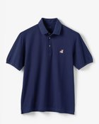 【ドゥクラッセ/DoCLASSE / MEN】のエクストラクリーン鹿の子ポロ・胸刺しゅう 半袖 ネイビー|ID: prp329100004433445 ipo3291000000030967911