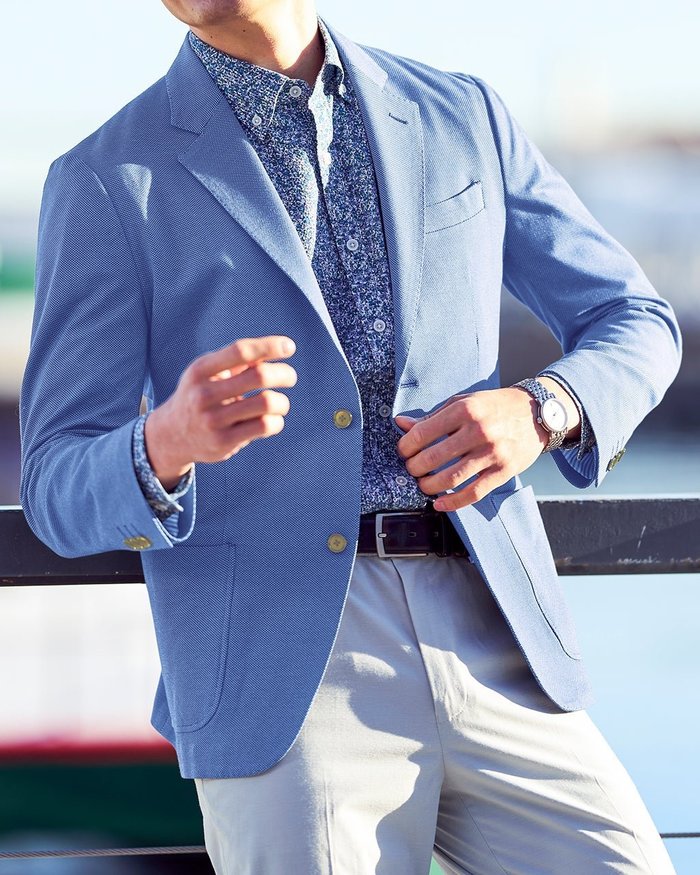 【ドゥクラッセ/DoCLASSE / MEN】のALBINIプレミアムクールジャケット インテリア・キッズ・メンズ・レディースファッション・服の通販 founy(ファニー) https://founy.com/ ファッション Fashion メンズファッション Fashion for Men ジャケット Jacket, Outerwear ストレッチ Stretch, Stretchy Fabric ベスト Vest, Waistcoat メンズ Men's, Menswear 鹿の子 Piqué, Kanoko Fabric |ID: prp329100004433451 ipo3291000000033385479