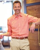 【ドゥクラッセ/DoCLASSE / MEN】のクールマックス・リネン混・涼感シャツ 長袖 オレンジ|ID: prp329100004433459 ipo3291000000035735265