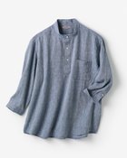 【ドゥクラッセ/DoCLASSE / MEN】のクールマックス・リネン混・涼感プルオーバー7分袖 ネイビー|ID: prp329100004433462 ipo3291000000030968045