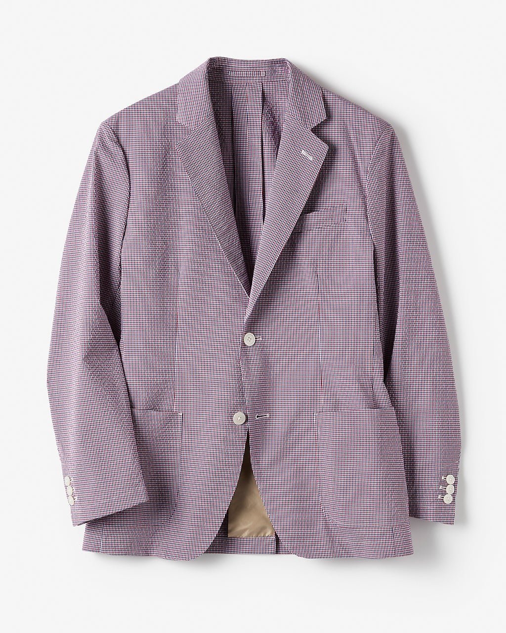 【ドゥクラッセ/DoCLASSE / MEN】のクールマックスシアサッカー風通るジャケット インテリア・キッズ・メンズ・レディースファッション・服の通販 founy(ファニー) 　ファッション　Fashion　メンズファッション　Fashion for Men　インナー　Innerwear　ジャケット　Jacket, Outerwear　パッチ　Patch, Appliqué　ベスト　Vest, Waistcoat　ポケット　Pocket, Pocket Detail　メンズ　Men's, Menswear　ネイビー&times;レッド|ID: prp329100004433463 ipo3291000000036038160