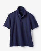 【ドゥクラッセ/DoCLASSE / MEN】のエクストラクリーン鹿の子ポロ 半袖 ネイビー|ID: prp329100004435718 ipo3291000000030983479