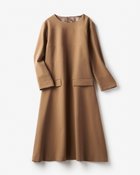 【ドゥクラッセ/DoCLASSE】の二重織ストレッチ・デザインワンピース ブラウン|ID: prp329100004441338 ipo3291000000034585215