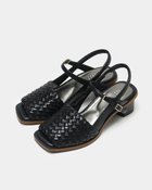 【フィットフィット/fitfit】のソフトメッシュブロックヒールサンダル ブラック|ID: prp329100004450903 ipo3291000000031131680