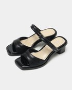 【フィットフィット/fitfit】の2WAYパデットブロックヒールサンダル ブラック|ID: prp329100004450904 ipo3291000000031131684