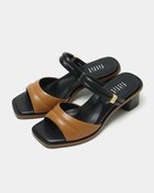 【フィットフィット/fitfit】の2WAYパデットブロックヒールサンダル キャメル|ID: prp329100004450904 ipo3291000000031131685