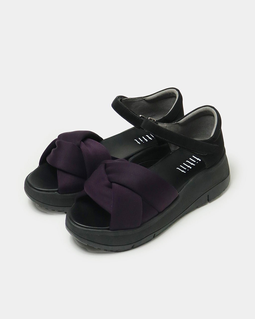 【フィットフィット/fitfit】のクッションツイストサンダル インテリア・キッズ・メンズ・レディースファッション・服の通販 founy(ファニー) 　ファッション　Fashion　レディースファッション　WOMEN　インソール　Insole　厚底　Platforms　くるぶし　Ankle　カッティング　Cutting　クッション　Cushion　軽量　Lightweight　サンダル　Sandals　スニーカー　Sneakers　ツイスト　Twist　フィット　Fit　ラバー　Rubber　NEW・新作・新着・新入荷　New Arrivals　バイオレット|ID: prp329100004479058 ipo3291000000031576438