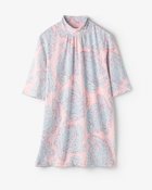 【ドゥクラッセ/DoCLASSE】のUVスラブ・ギャザーハイネックブラウスN/5分袖 ピンク・パターン|ID: prp329100004485516 ipo3291000000031619304