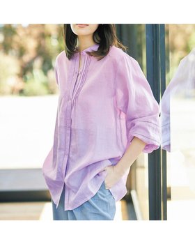【ドゥクラッセ/DoCLASSE】のシアーラミー・ピンタックレースロングシャツ 人気、トレンドファッション・服の通販 founy(ファニー) ファッション Fashion レディースファッション WOMEN トップス・カットソー Tops/Tshirt シャツ/ブラウス Shirts/Blouses NEW・新作・新着・新入荷 New Arrivals ドレープ Drape |ID:prp329100004485527
