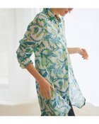 【ドゥクラッセ/DoCLASSE】のシアーラミー・ロングシャツ 人気、トレンドファッション・服の通販 founy(ファニー) ファッション Fashion レディースファッション WOMEN トップス・カットソー Tops/Tshirt シャツ/ブラウス Shirts/Blouses NEW・新作・新着・新入荷 New Arrivals チュニック Tunic ドレープ Drape ロング Long thumbnail グリーン・パターン|ID: prp329100004485538 ipo3291000000031619431