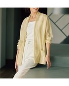 【ドゥクラッセ/DoCLASSE】のライトシアー・着流しカーディガン シャンパン|ID:prp329100004485542