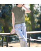 【ドゥクラッセ/DoCLASSE】のUVドライタッチニット・フレンチトップス 人気、トレンドファッション・服の通販 founy(ファニー) ファッション Fashion レディースファッション WOMEN トップス・カットソー Tops/Tshirt ニット Knit Tops NEW・新作・新着・新入荷 New Arrivals おすすめ Recommend カットソー Cut And Sew シンプル Simple セーター Sweater パターン Pattern エレガント 上品 Elegant 夏 Summer 春 Spring S/S・春夏 Ss・Spring/Summer thumbnail カーキグレー|ID: prp329100004485545 ipo3291000000031619476