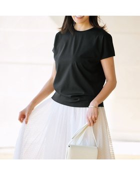 【ドゥクラッセ/DoCLASSE】のシルキーポンチ・フレンチスリーブT 人気、トレンドファッション・服の通販 founy(ファニー) ファッション Fashion レディースファッション WOMEN トップス・カットソー Tops/Tshirt シャツ/ブラウス Shirts/Blouses ロング / Tシャツ T-Shirts カットソー Cut and Sewn NEW・新作・新着・新入荷 New Arrivals なめらか Smooth インナー Inner カットソー Cut And Sew シンプル Simple スリーブ Sleeve フレンチ French 夏 Summer |ID:prp329100004485559