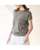 【ドゥクラッセ/DoCLASSE】のシルキーポンチ・フレンチスリーブT 人気、トレンドファッション・服の通販 founy(ファニー) ファッション Fashion レディースファッション WOMEN トップス・カットソー Tops/Tshirt シャツ/ブラウス Shirts/Blouses ロング / Tシャツ T-Shirts カットソー Cut and Sewn NEW・新作・新着・新入荷 New Arrivals なめらか Smooth インナー Inner カットソー Cut And Sew シンプル Simple スリーブ Sleeve フレンチ French 夏 Summer thumbnail グレー|ID: prp329100004485559 ipo3291000000031619577