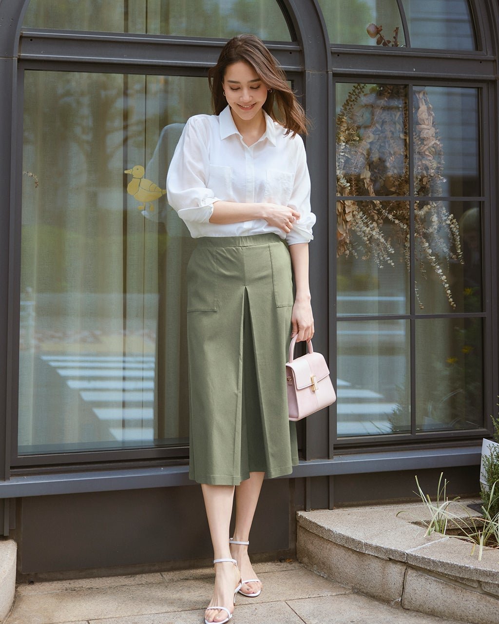 【ドゥクラッセ/DoCLASSE】のドライタッチ・スカートライクパンツ 人気、トレンドファッション・服の通販 founy(ファニー) 　ファッション　Fashion　レディースファッション　Fashion for Women　スカート　Skirts　ストレッチ　Stretch, Stretchy Fabric　ボックス　Boxy, Box Shape　台形　A-Line, Trapezoid Shape　夏　Summer　 other-1|ID: prp329100004485565 ipo3291000000032426810