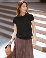 【ドゥクラッセ/DoCLASSE】のドライタッチニット・フレンチリブトップス 人気、トレンドファッション・服の通販 founy(ファニー) ファッション Fashion レディースファッション Fashion for Women トップス・カットソー Cut & Sew Tops ニット Knit Tops & Sweaters なめらか Smooth, Silky Texture コンパクト Compact, Small Size サマー Summer, Summer Style フォルム Silhouette, Form 人気 Popular, Best Seller |ID:prp329100004485566