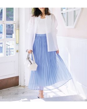 【ドゥクラッセ/DoCLASSE】のシアーボイル・ランダムプリーツスカート 人気、トレンドファッション・服の通販 founy(ファニー) ファッション Fashion レディースファッション WOMEN スカート Skirt プリーツスカート Pleated Skirts シアー Sheer プリーツ Pleats ランダム Random 夏 Summer 定番 Standard |ID:prp329100004485570