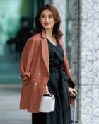 【ドゥクラッセ/DoCLASSE】の14番フレンチリネン・ダブルテーラードジャケット シナモン|ID:prp329100004485573