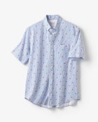 【ドゥクラッセ/DoCLASSE / MEN】のライトコットンシアサッカーシャツ半袖 ブルーストライプ|ID: prp329100004485593 ipo3291000000032064067