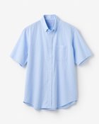 【ドゥクラッセ/DoCLASSE / MEN】のライトコットンシアサッカーシャツ半袖 ライトサックス|ID: prp329100004485593 ipo3291000000033218861