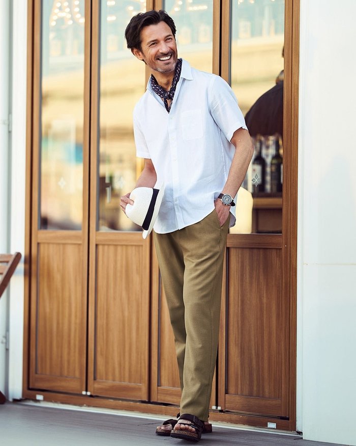 【ドゥクラッセ/DoCLASSE / MEN】のシワに強いリネン超イージーパンツ インテリア・キッズ・メンズ・レディースファッション・服の通販 founy(ファニー) https://founy.com/ ファッション Fashion メンズファッション MEN ボトムス Bottoms/Men メンズ Mens リネン Linen 夏 Summer |ID: prp329100004485609 ipo3291000000031619858