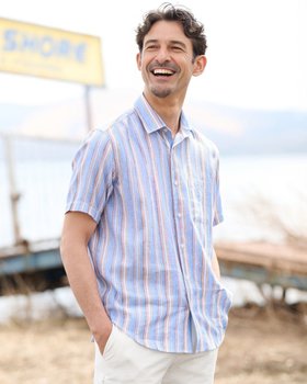 【ドゥクラッセ/DoCLASSE / MEN】のクールマックス・リネン混・涼感シャツ 人気、トレンドファッション・服の通販 founy(ファニー) ファッション Fashion メンズファッション Fashion for Men クール Cool, Chic フィット Fit, Slim Fit フレンチ French, French Style フロント Front, Front Design メンズ Men's, Menswear ヨーク Yoke, Yoke Design リネン Linen, Linen Fabric 半袖 Short Sleeve, Half Sleeve |ID:prp329100004485610
