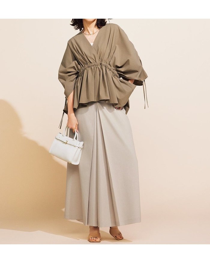 【ドゥクラッセ/DoCLASSE】のリネンストレッチ・タックバギーパンツ インテリア・キッズ・メンズ・レディースファッション・服の通販 founy(ファニー) https://founy.com/ ファッション Fashion レディースファッション WOMEN パンツ Pants エレガント 上品 Elegant ストレッチ Stretch センター Center バランス Balance フィット Fit プリーツ Pleats モダン Modern リネン Linen 夏 Summer |ID: prp329100004487229 ipo3291000000031634023