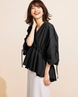 【ドゥクラッセ/DoCLASSE】のリヨセルコットン・ギャザードルマンブラウス 人気、トレンドファッション・服の通販 founy(ファニー) ファッション Fashion レディースファッション Fashion for Women トップス・カットソー Cut & Sew Tops シャツ・ブラウス・オフィスカジュアル Elegant Blouses & Button-Ups ギャザー Gathered, Ruffled ドレープ Drape, Draping Fabric ラグジュアリー Luxury, Elegant 夏 Summer |ID:prp329100004487234