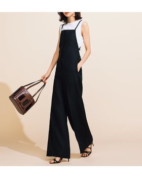 【ドゥクラッセ/DoCLASSE】のラメリネン・サロペットパンツ 人気、トレンドファッション・服の通販 founy(ファニー) ファッション Fashion レディースファッション WOMEN サロペット Overalls シンプル Simple リネン Linen リボン Ribbon |ID:prp329100004487237