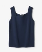 【ドゥクラッセ/DoCLASSE】の総針ニット・スクエアネックインナー ネイビー|ID: prp329100004487238 ipo3291000000031634089