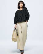 【ドゥクラッセ/DoCLASSE】のラメリネン・イージーワイドパンツ ベージュ|ID: prp329100004487280 ipo3291000000031634158